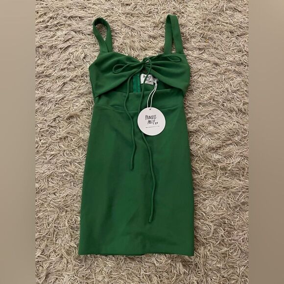Princess Polly Green Dress size 2 NWT - Picture 1 of 5